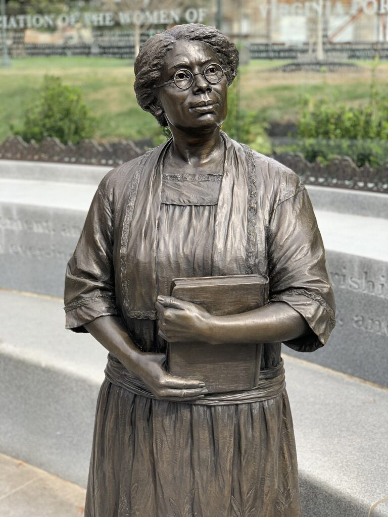 statue of Virginia Randolph