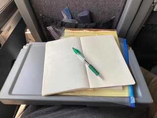 empty notebook
