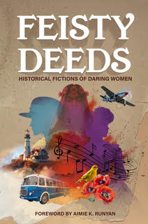 cover of the anthology book, Feisty Deeds