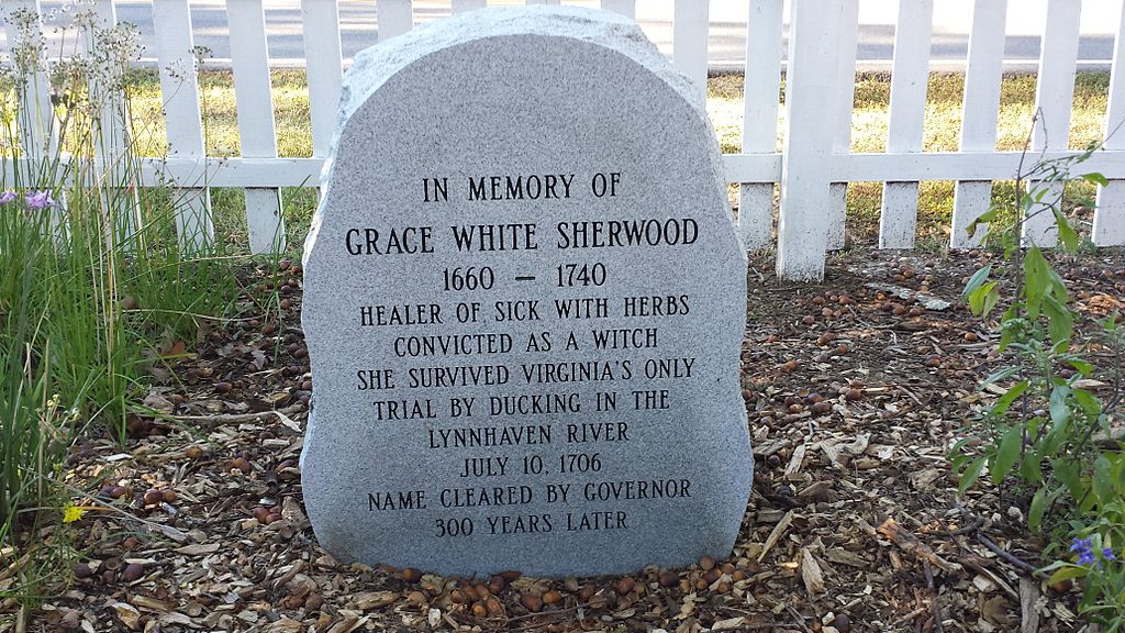 Grace Sherwood headstone